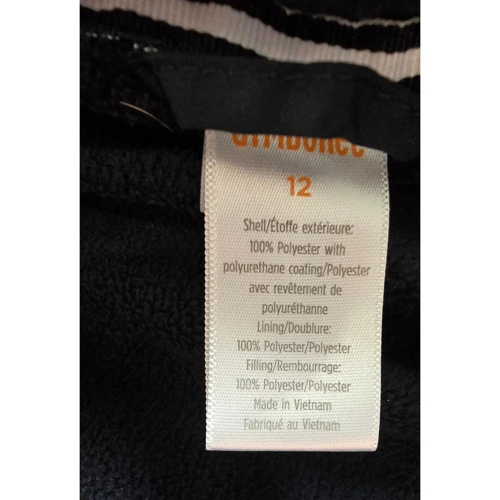 Gymboree Boys Navy Blue Puffer Vest Fleece Lined Mock Neck‎ Size 12 3030570